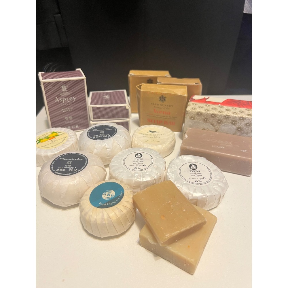 Lot 13 Luxury Hotel‎ Soap Bars Asprey Lanvin Oscar de la Renta Resort Toiletries